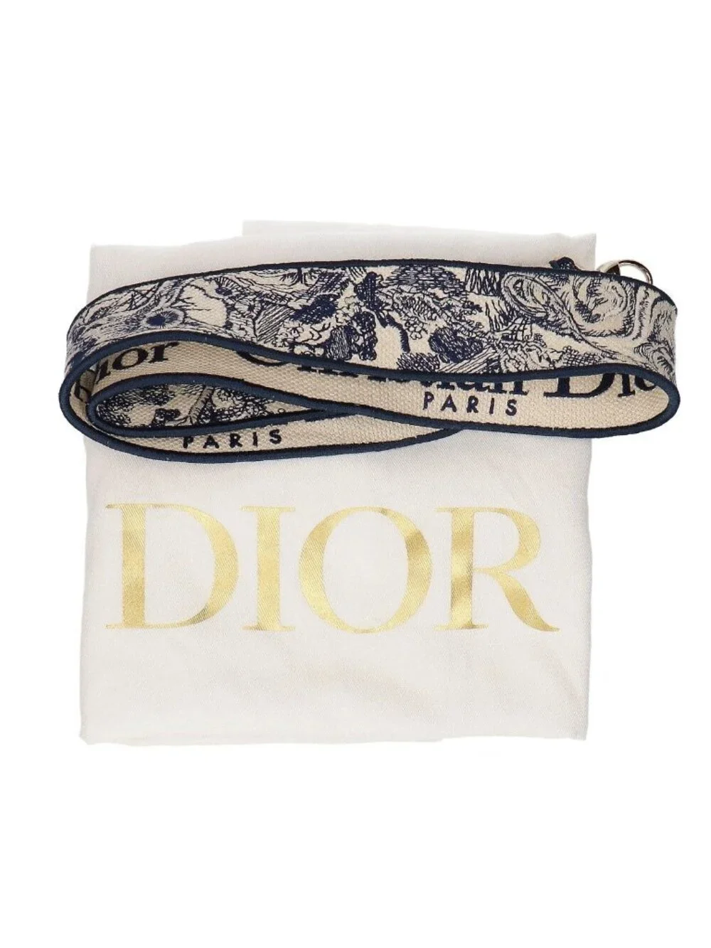 Dior Lady D-lite Medium Toile de Jouy Embroidery 2-Way Shoulder Bag